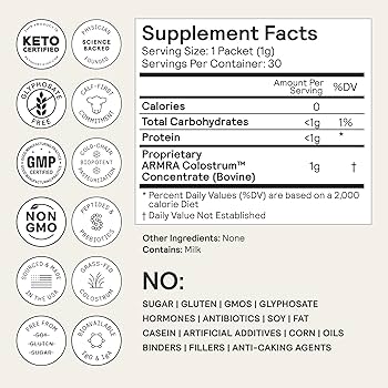 ARMRA Colostrum Powder 120 Servings Review | Gut & Immunity Boost